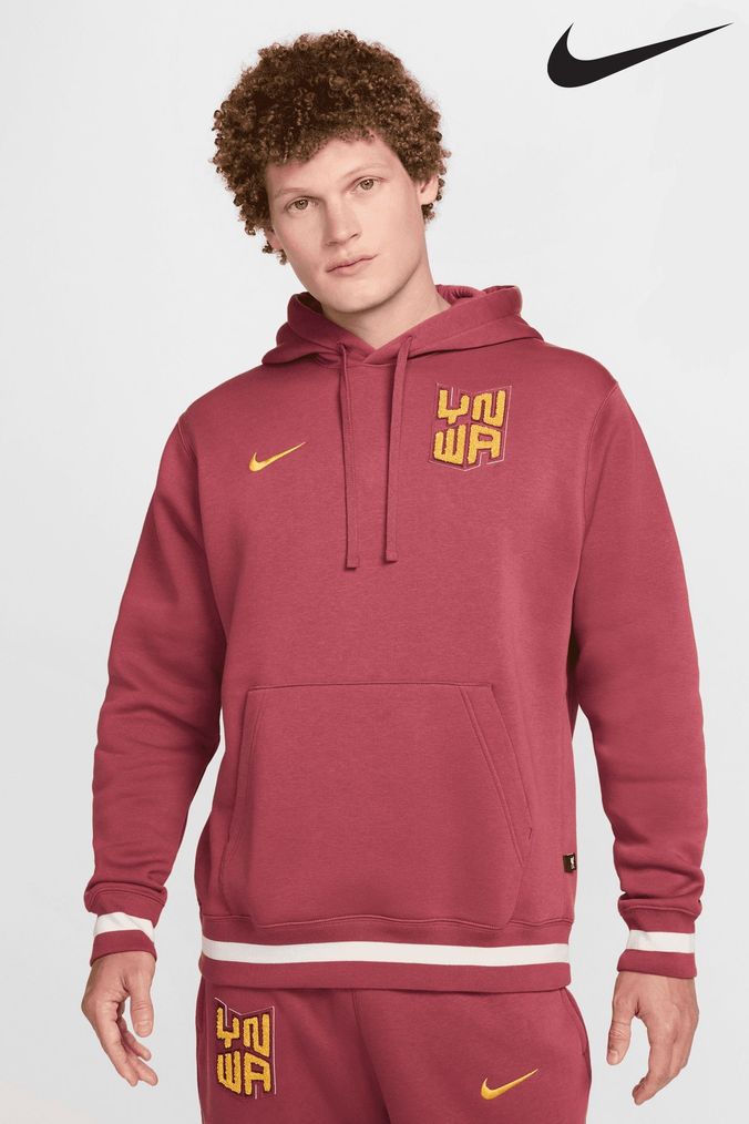 Mens nike hoodie red shop
