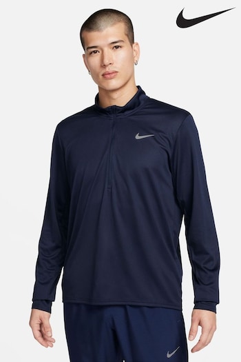 Nike Navy Dri-FIT Pacer Half Zip Running Top (465848) | £45