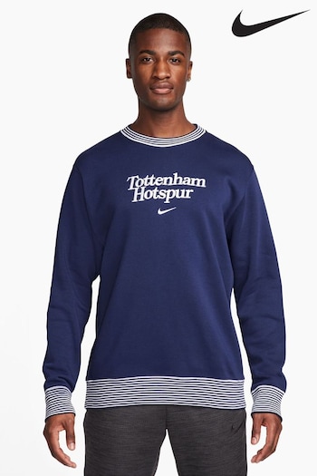 Nike Blue Tottenham Hotspur FC Club Crew Sweatshirt (466067) | £60