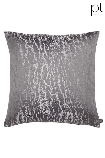 Prestigious Textiles Graphite Grey Hamlet Feather Filled Cushion (466451) | £35