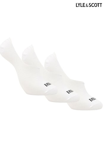 Lyle & Scott Invisible Trainer Socks Three Pack (466741) | £12