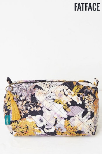 FatFace Black Fern Floral Make Up Bag (467143) | £18
