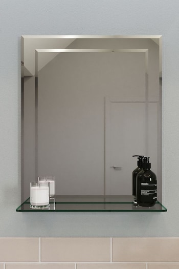 Croydex Rydal Rectangular Mirror With Shelf (467333) | £79