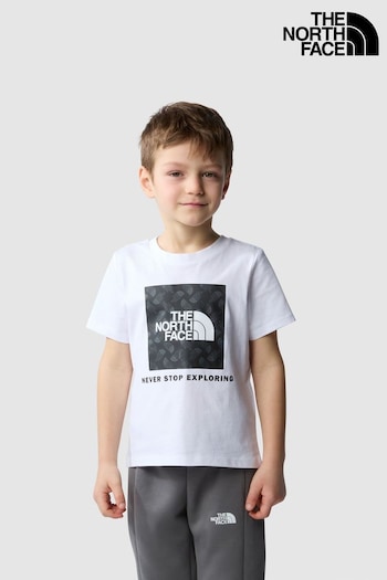 adidas kakari junior girls shoes black and blue White Lifestyle Graphic Kids T-Shirt (468051) | £24