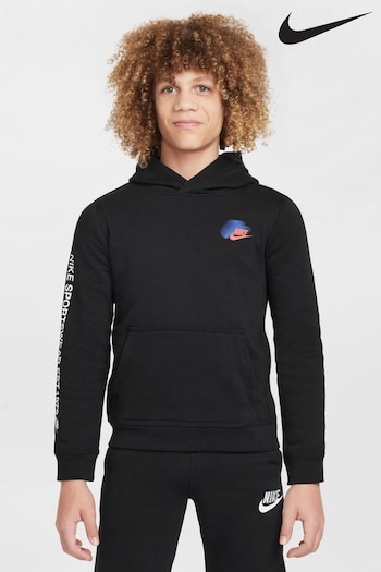 Nike Black Multi Logo Overhead Hoodie (468330) | £43