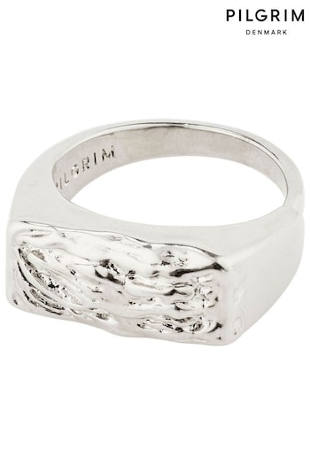 PILGRIM Silver STAR Adjustable and Recycled Ring (468820) | £28
