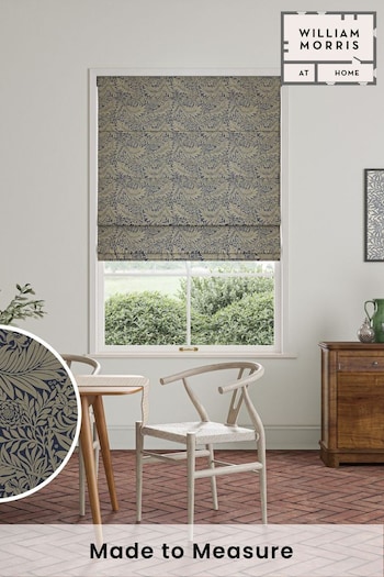 William Morris At Home Blue Larkspur Woven Made To Measure Roman Blinds (469166) | £106