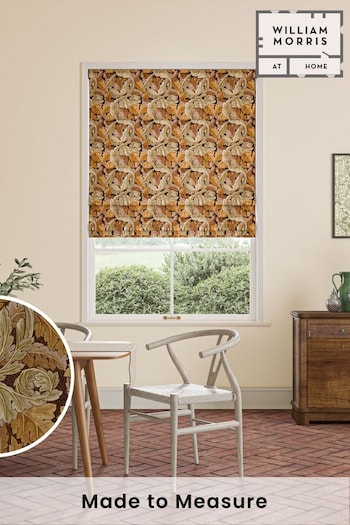 William Morris At Home Natural Acanthus Velvet Made To Measure Roman Blinds (469573) | £106