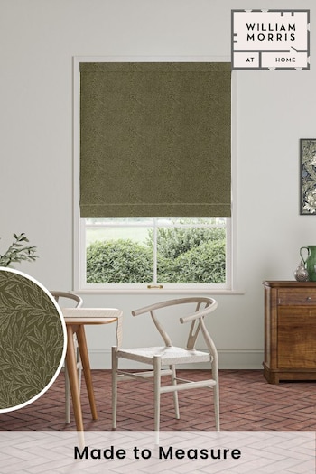 William Morris At Home Green Willow Woven Made to Measure Blinds (469666) | £106