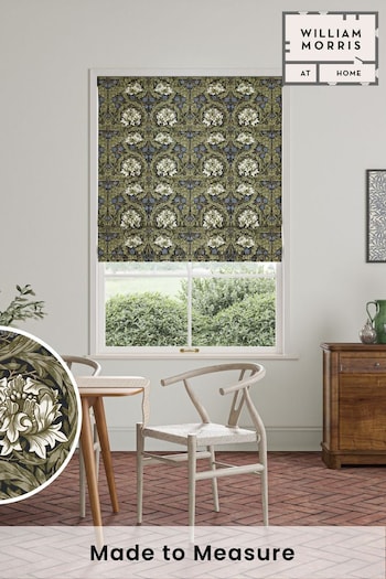 William Morris At Home Green African Marigold Velvet Made to Measure Roman Blinds (469696) | £106