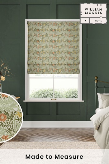 William Morris At Home Green Larkspur Made to Measure Roman Blinds (469869) | £99