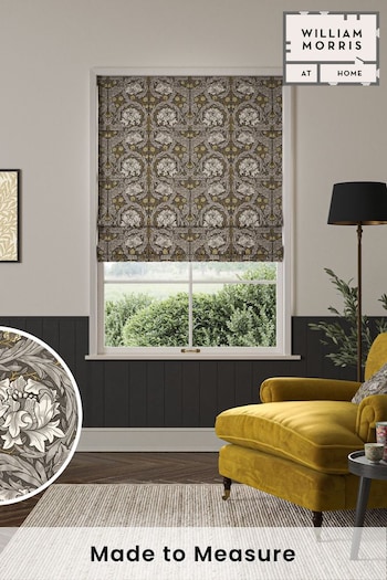William Morris At Home Grey African Marigold Made to Measure Roman Blinds (470150) | £99