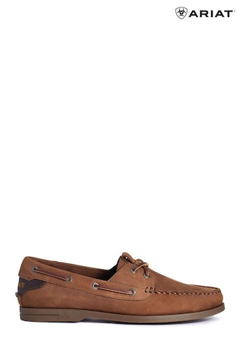 Ariat Brown Antigua Boat Shoes (470557) | £110