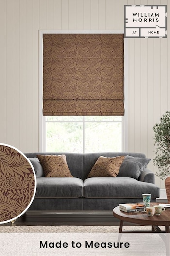 William Morris At Home Pink Larkspur Woven Made to Measure Roman Blinds (470931) | £106