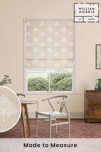 William Morris At Home Cream Marigold Tree Embroidery Made to Measure Roman Blinds (471196) | £106