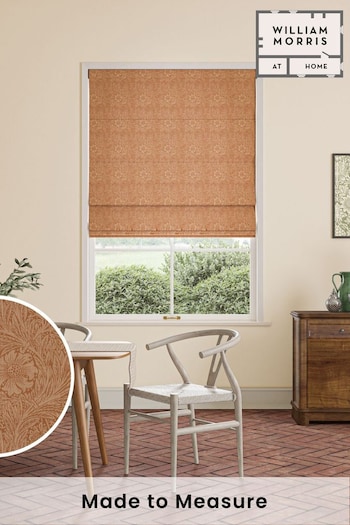 William Morris At Home Orange Marigold Woven Made to Measure Roman Blinds (471288) | £106