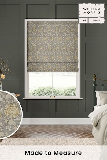 William Morris At Home Grey Wild Tulip Made to Measure Roman Blinds (471294) | £99