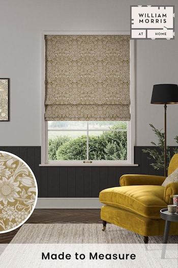 William Morris At Home Yellow Sunflower Made to Measure Roman Blinds (471496) | £99