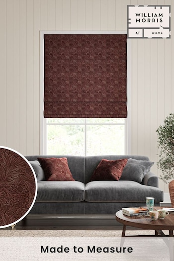William Morris At Home Red Marigold Velvet Made to Measure Roman Blinds (471743) | £106