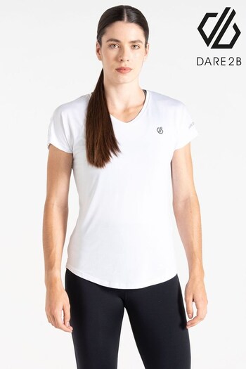 Dare 2b White Vigilant Lightweight T-Shirt (471892) | £17