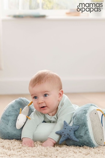 Mamas & Papas Blue Welcome To The World Tummy Time Roll (472994) | £25