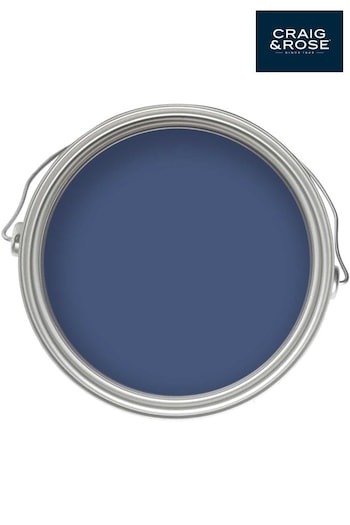 Craig & Rose Blue Chalky Emulsion Smalt 50ml Tester Paint (473306) | £3.50