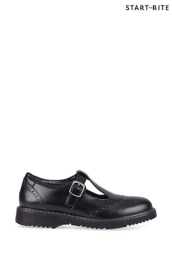 Start-Rite Imagine T-Bar Black School Shoes Standard Width Fitting (473751) | £60