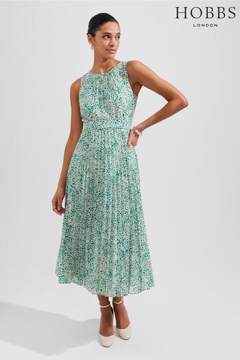 Hobbs Green Blythe Midi Dress (473873) | £159