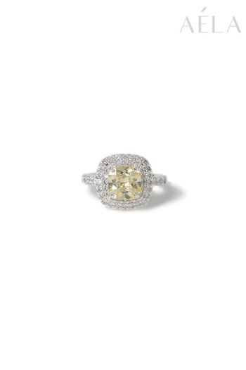 Aela Yellow Heart Cocktail Ring (474924) | £12.50