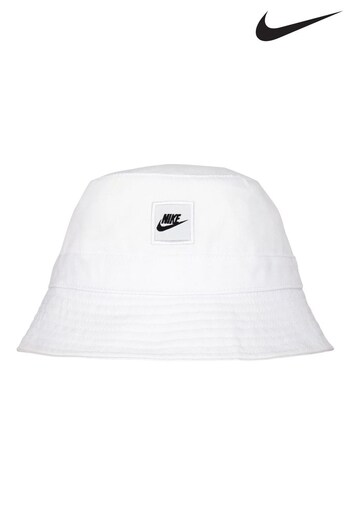 Nike White Bucket Hat Infant (475604) | £16