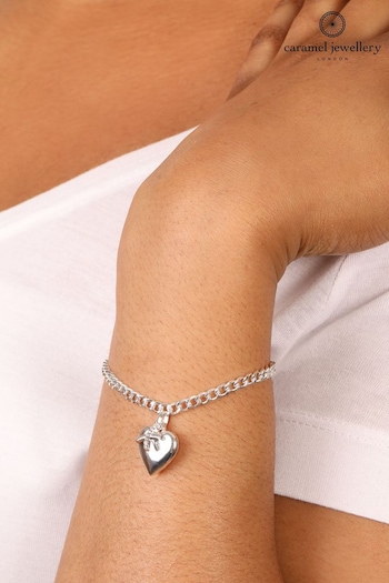 Caramel Jewellery London Silver Chunky 'Cherish' Bracelet (475857) | £14