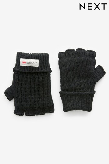 Black Fingerless Gloves (3-16yrs) (476309) | £8 - £11