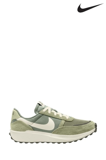 nike popping Green/White Waffle Debut Trainers (476453) | £75