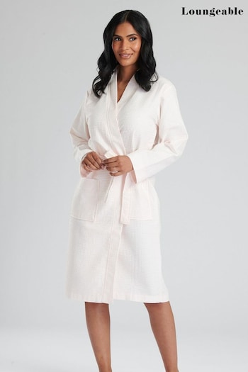 Loungeable Pink Waffle Robe (476865) | £35