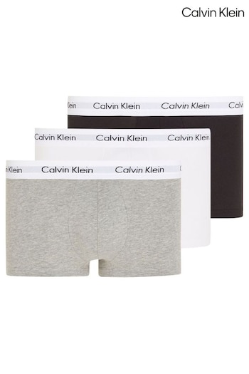 Calvin Klein Cotton Stretch Low Rise Trunks 3 Pack (478212) | £42