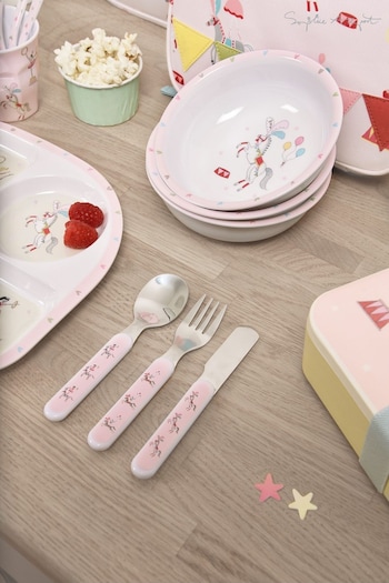 Sophie Allport Pink Fairground Cutlery Set (478233) | £15