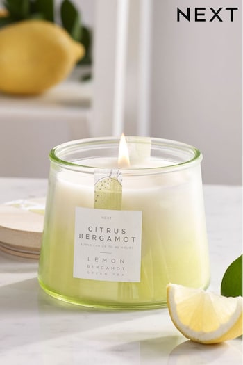 Green Citrus Bergamot Lidded Jar Scented Candle (479000) | £7