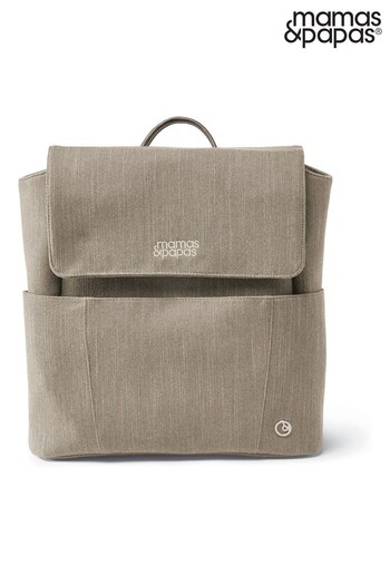 Mamas & Papas Brown Strada Cashmere Natural Changing Bag (479041) | £100
