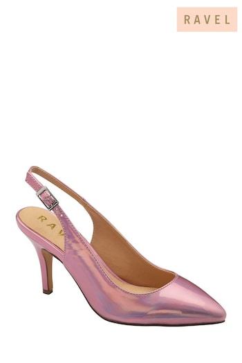 Ravel Pink Slingback Shoes On a Kitten Heels (479075) | £60