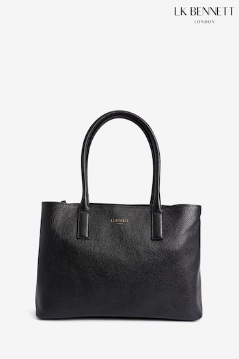 LK Bennett Black Lillian Leather Tote Bag (479478) | £299