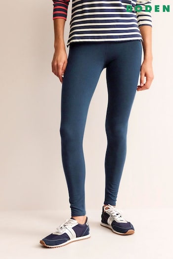 Boden Blue High Rise Jersey waist-tied Leggings (47B559) | £25