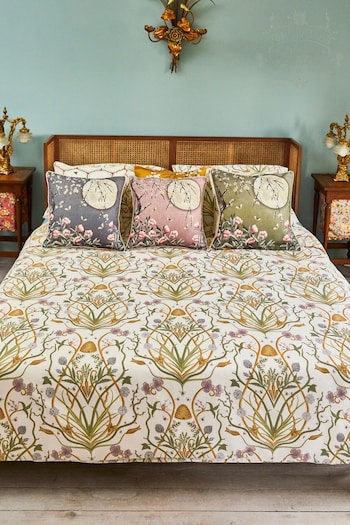 The Chateau by Angel Strawbridge Cream Potagerie Cotton Duvet Cover and Pillowcase Set (480363) | £45 - £85