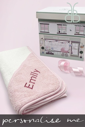 Babyblooms Personalised Luxury Hooded Towel New mini Gift (480691) | £28