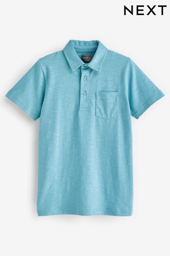 Blue Slub Pocket Tigers Polo Shirt (480698) | £6 - £8