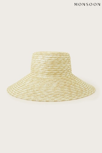 Monsoon Wide Brim Brown Hat (481321) | £35