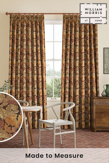 William Morris At Home Natural Acanthus Made to Measure Curtains (481325) | £109