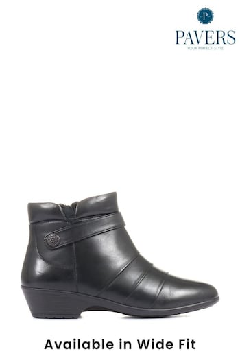 Pavers Womens Leather Ladies Ankle Boots (481609) | £45