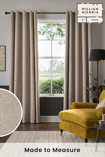 William Morris At Home Natural Marigold Woven Made to Measure Curtains (481660) | £119