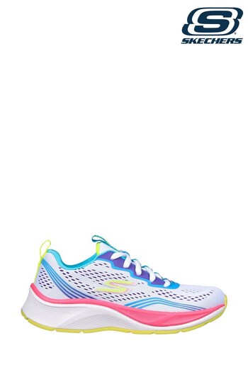 Skechers Twisted White Elite Sport Radiant Squad Shoes (482292) | £47