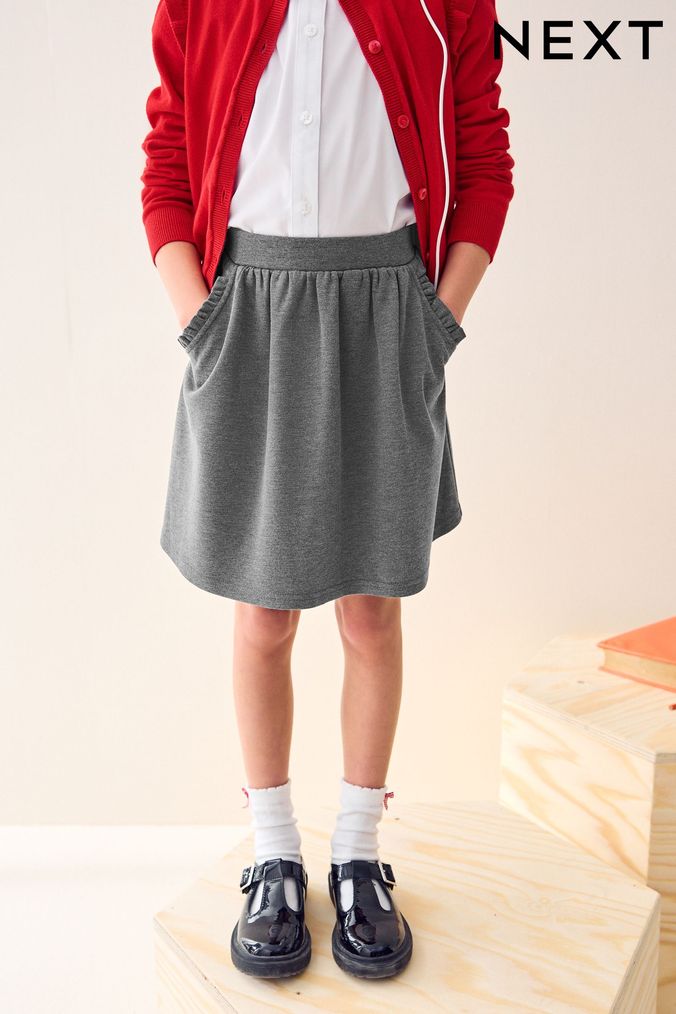Light grey best sale pencil skirt next